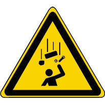 Panneau Danger Chute d´objet ISO 7010 - W035