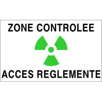 Panneau Accès Réglementé Zone Verte Contrôlée - ST