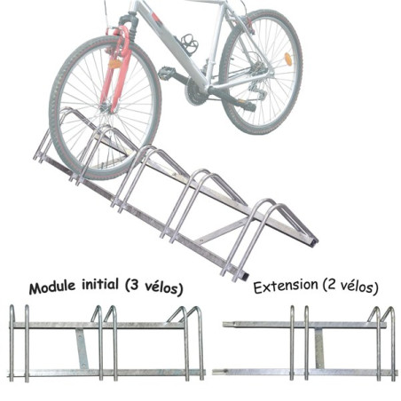 Range-vélo modulable - 3 vélos et +