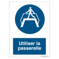 Signalisation Utiliser la passerelle - M023F