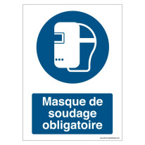 Signalisation Masque de soudage obligatoire - M019