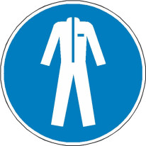 Panneau vêtements de prtection obligatoires ISO 70