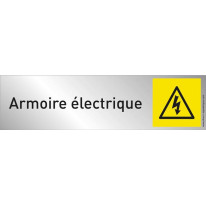 Plaque plexi couleur ´Armoire électrique´