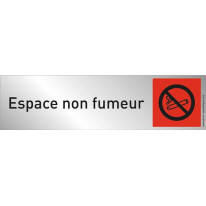 Plaque plexi couleur ´Espace non fumeur´