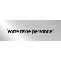 Plaque en alu gravé - Texte personnalisé