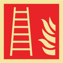 Signalétique Echelle d´Incendie photoluminescente