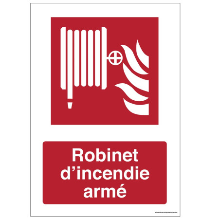 Signalisation Robinet incendie armé - F002F