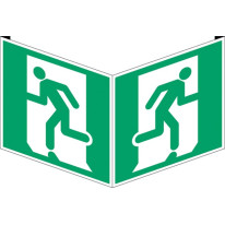 Panneau d´angle de Sortie de Secours