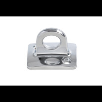 Platine murale chromée Argent