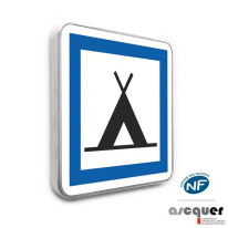Panneau Camping pour tentes - CE4a