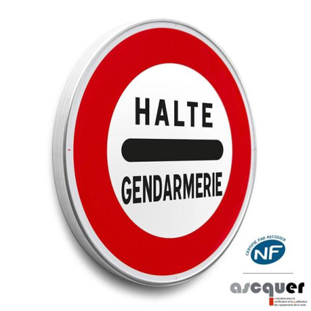 Panneau Arrêt gendarmerie - B5a