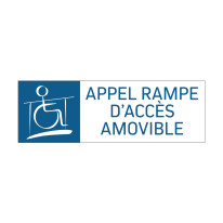 Panneau Appel rampe d´accès amovible