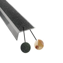Nez de marche simple aluminium et bande antidérapa