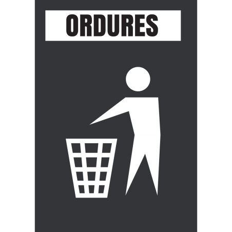 Panneau Poubelle Recyclage - Direct Signalétique