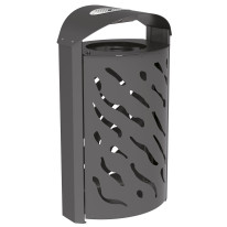 Corbeille cendrier - 120 litres