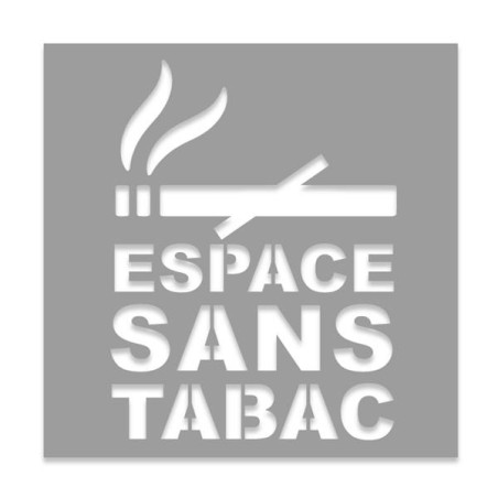 Pochoir pour Espace sans tabac Pochoir pour Espace sans tabac