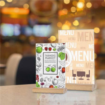 Présentoir de table en bois