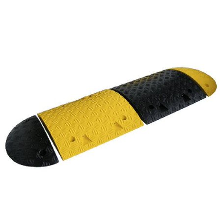 Ralentisseur de parking Jaune et noir - H 50 mm - 