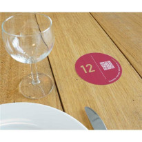 QR Code en vinyle adhésif