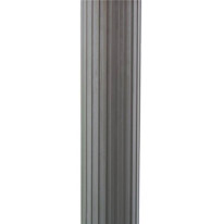 Poteau rond en alu anodisé Ø 90 mm