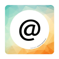 Plaque de porte Salle informatique - 150 x 150 mm 