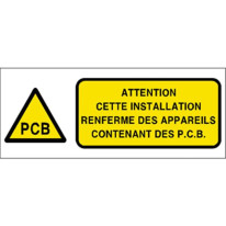 Attention cette installation renferme des appareil