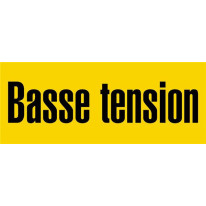 160 autocollants Basse tension