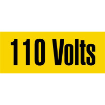 160 Etiquettes adhésives - 110 Volts