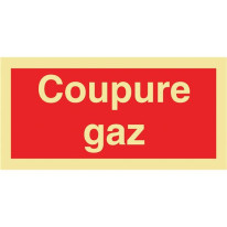 Panneau photoluminescent Coupure gaz