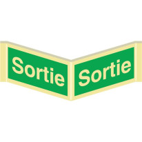 Drapeau Sortie Photoluminescent Classe C