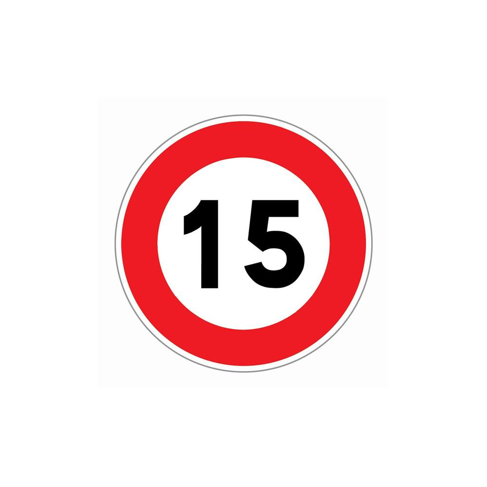 Panneau Limitation De Vitesse 15 Km h R31 Direct Signal tique Panneau Limitation De Vitesse 15 Km h R31 Direct Signal tique