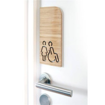 Plaque de Porte Toilettes Femmes Handicapées - H 2