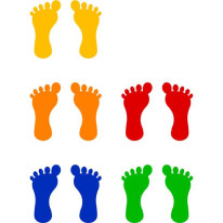 Jeu thermocollant 10 empreintes de pieds - 300 x 1