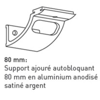 Support d´attache ajouré autobloquant pour main co