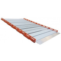 Rampe de seuil  enroulable en aluminium