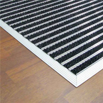 Tapis d'accueil reps grattant avec réglettes