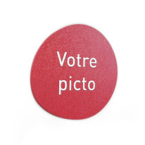 Signalétique Touchy® Disk - Pictogramme personnali