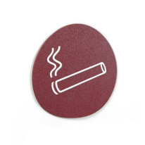Signalétique Touchy® Disk - Picto Zone fumeurs - D