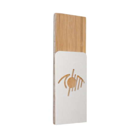 Picto Malvoyant Bois et Alu - Gamme Wood® - H 148.