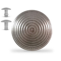 250 clous podotactiles Inox - Passage intensif - I