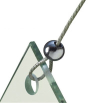 Câble acier recouvert de PVC pour suspension de pa
