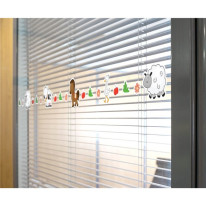 Adhésif de vitre - Motif animaux de la ferme - Lon