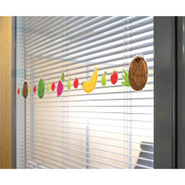 Adhésif de vitre - Motif fruité - Longueur 1.1m