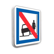 Panneau Stationnement  sur Trottoir Interdit