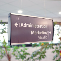 Signalétique Suspendue gamme Sirius