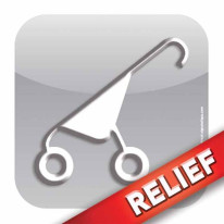 Plaque de porte Relief´Icone® Dimension H120 x L12