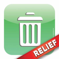 Plaque de porte Relief´Icone® Dimension H120 x L12