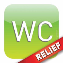 Plaque de porte Relief´Icone® - WC