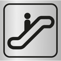 Picto gravé Escalator  - Gamme Métal