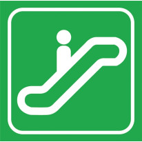 Picto gravé Escalator - Gamme Couleur